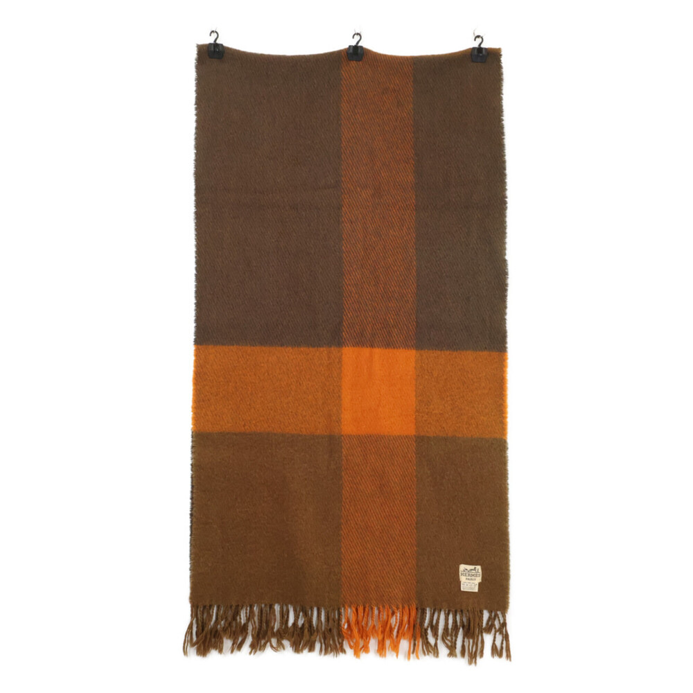 HERMES Brown Scarf
